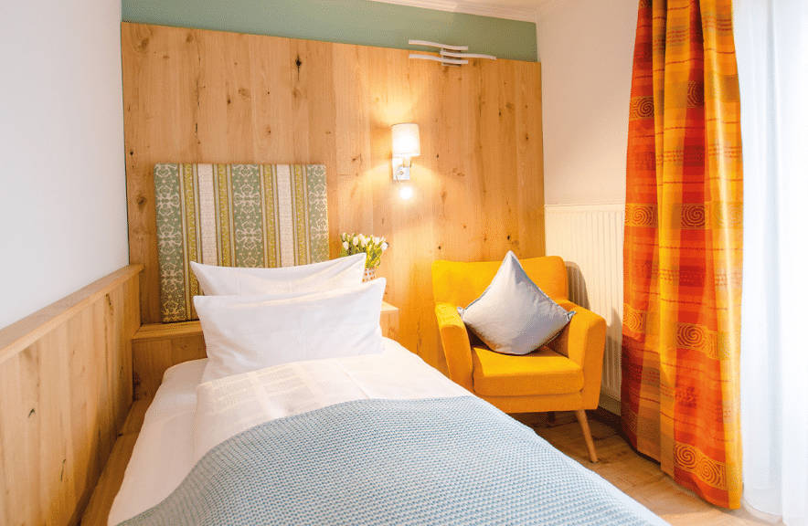 Einzelzimmer Domain Detailbild im Glashotel