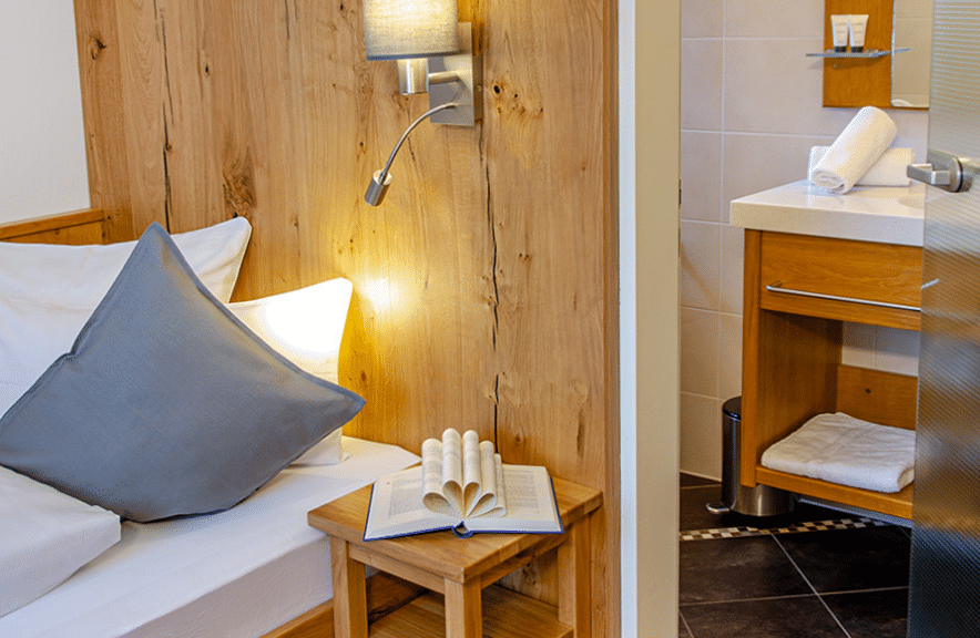 Einzelzimmer Standard Detailbild im Glashotel
